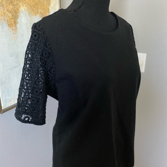 J. CREW Lace Sleeve Blouse - Picture 4 of 7